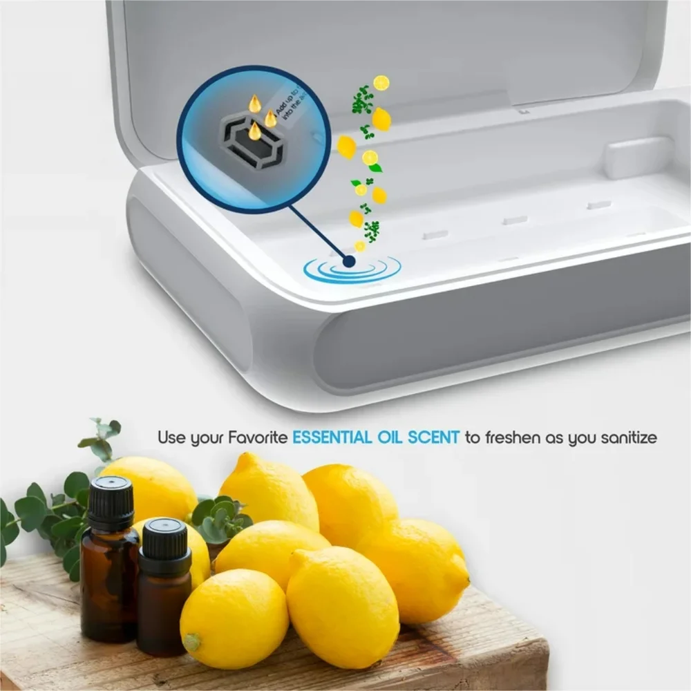 PhoneSpa sanitizes germs